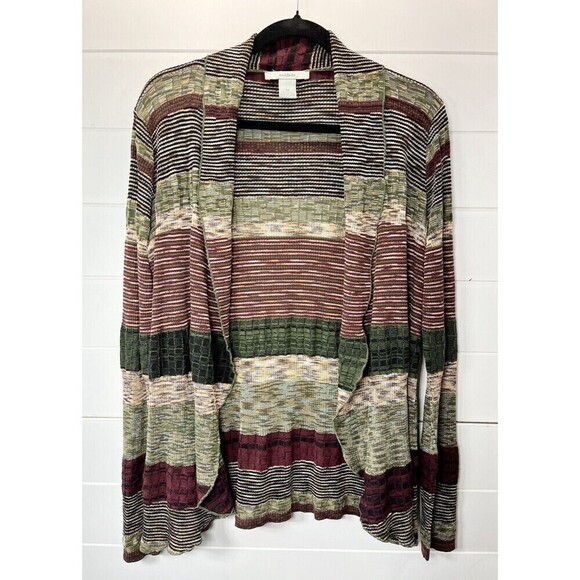 Nurture Medium Nordstrom Knit Cardigan Multicolor Rainbow Sweater Boho Hippie - Picture 1 of 12